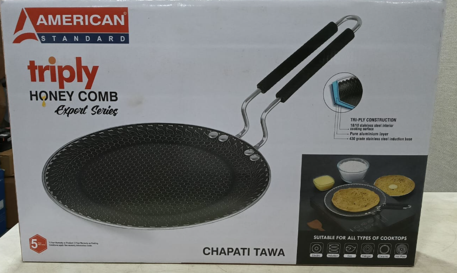American honey comb roti tawa