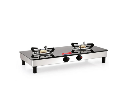 American Standard Black Glass 2 Burner – LPG Stove