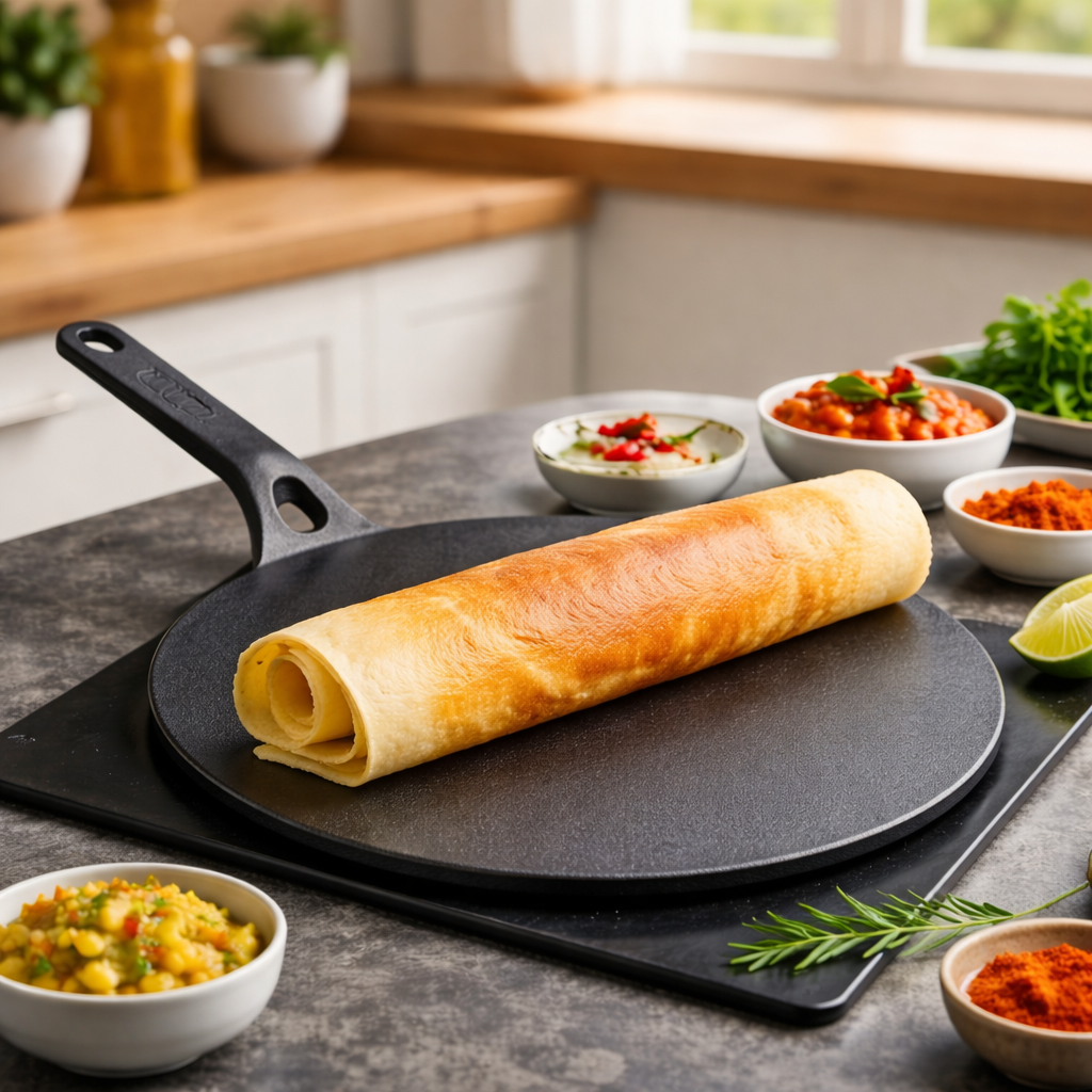 ROCA Cast Iron Flat Multi Tawa | 11.8" | 30cm