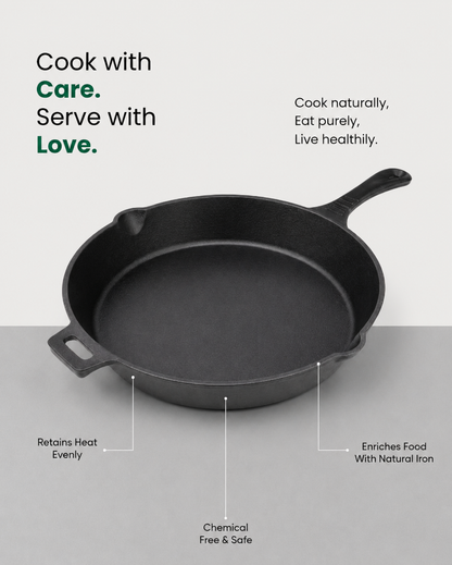 ROCA Cast Iron Skillet 10" | 25cm