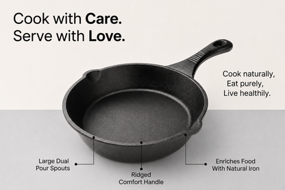 ROCA Cast Iron Skillet 8