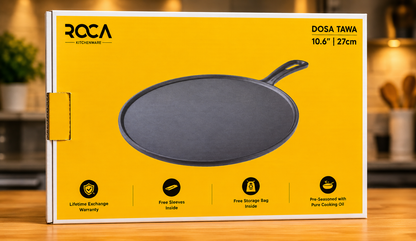 ROCA Cast Iron Dosa Tawa | 10.6" | 27cm