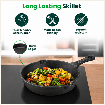 ROCA Cast Iron Skillet 8