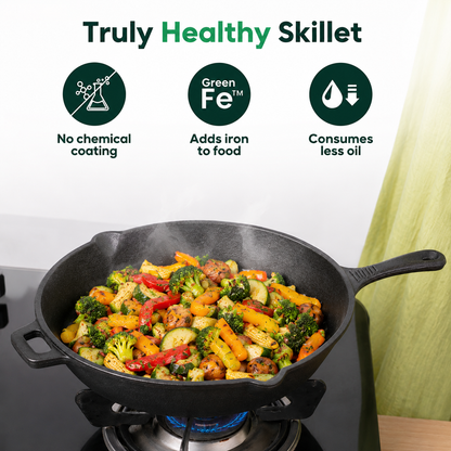 ROCA Cast Iron Skillet 10" | 25cm