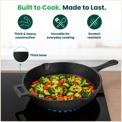 ROCA Cast Iron Skillet 10" | 25cm