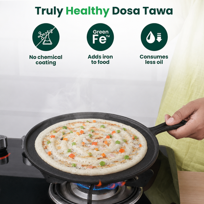 ROCA Cast Iron Dosa Tawa | 10.6" | 27cm