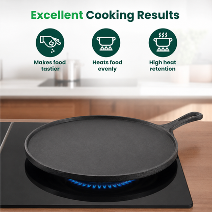 ROCA Cast Iron Dosa Tawa | 10.6" | 27cm