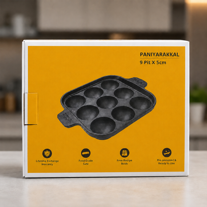 ROCA Cast Iron Paniyarakkal | 9 Pit x 5cm