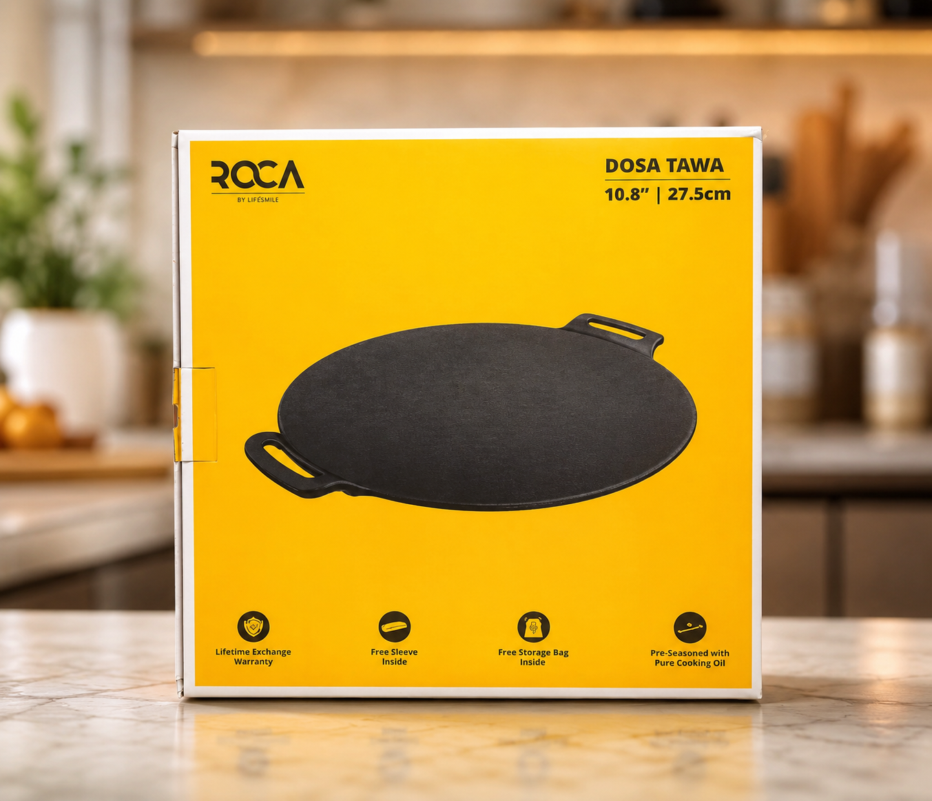ROCA Cast Iron Dosa Tawa Triton