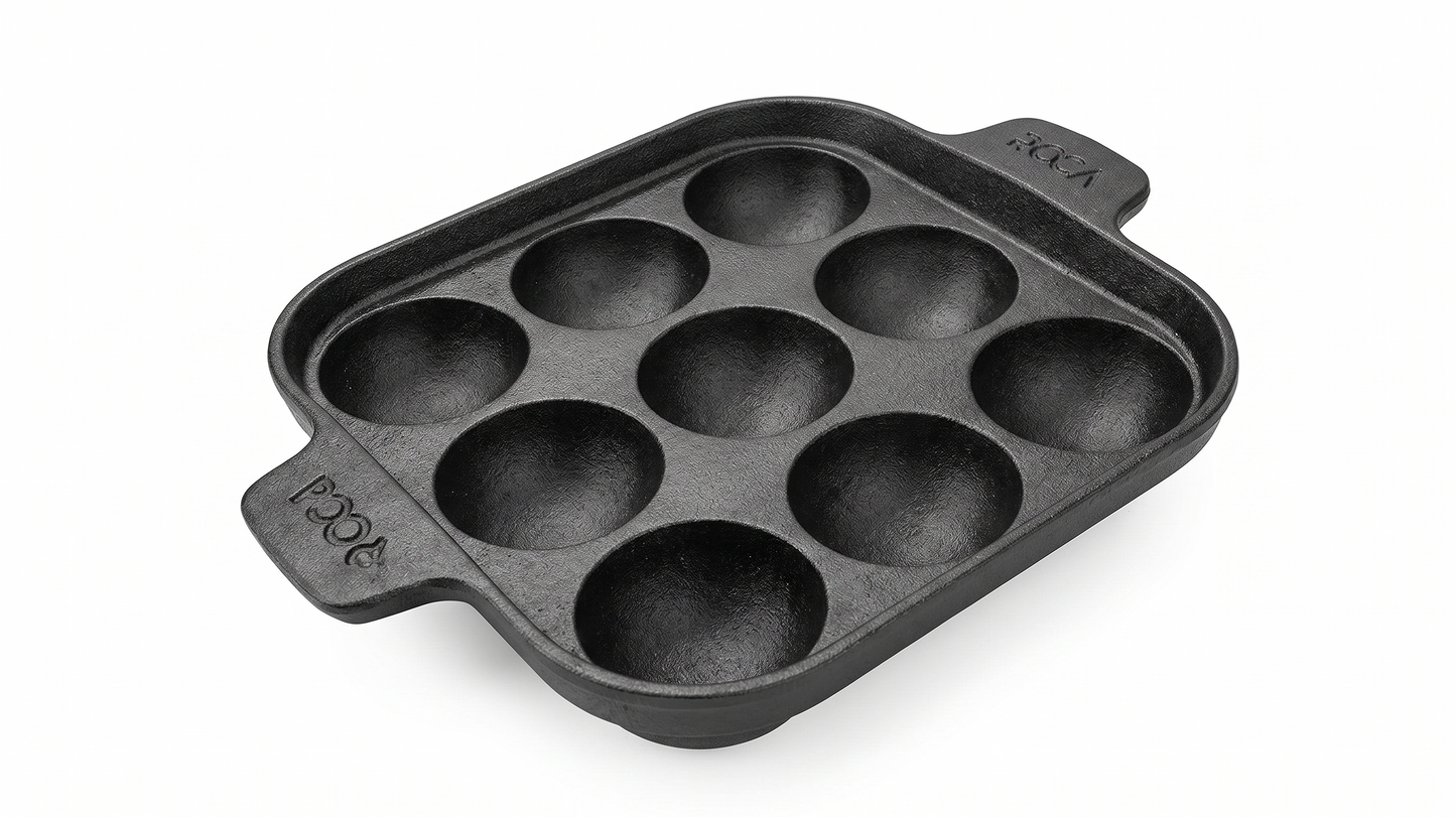 ROCA Cast Iron Paniyarakkal | 9 Pit x 5cm