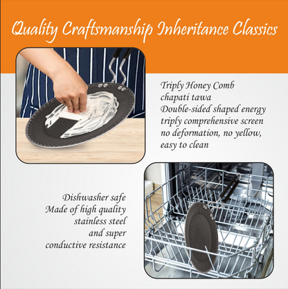 American honey comb roti tawa