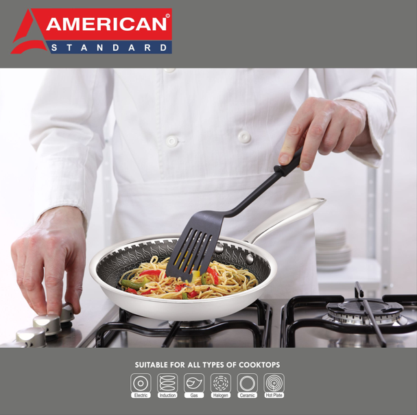 American honey comb fry pan