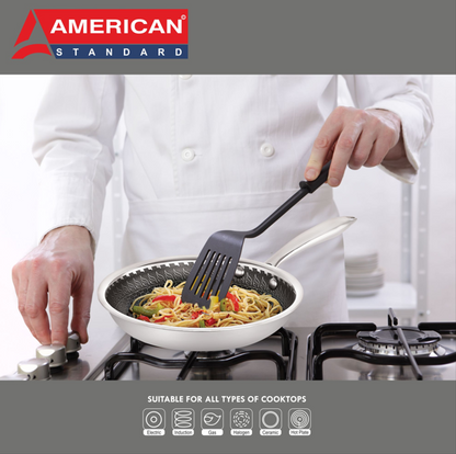 American honey comb fry pan