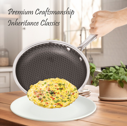 American honey comb fry pan