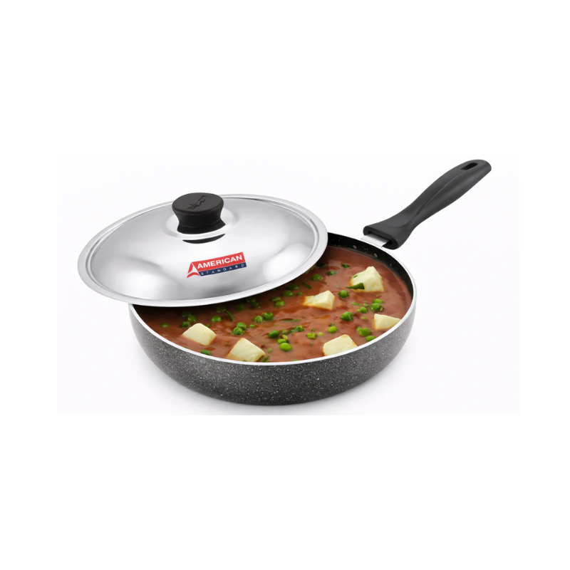 American Standard Non-Stick Fry Pan (Small) – With Lid & Handle